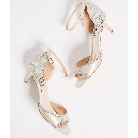 Badgley Mischka GILLIAN ANKLE STRAP EVENING SHOE - Picture 4 of 13